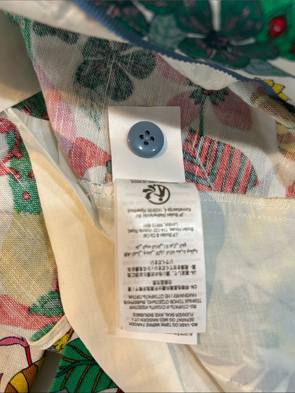 NWT Boden Multicolor Floral tropical animal  Straight-Leg Pants  linen cotton - Picture 10 of 14